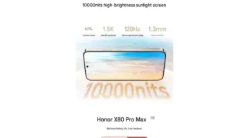 تقنية الشاشة ذات سطوع 10000 شمعة في هاتف HONOR X80 Pro Max: هل هي طفرة في عالم الشاشات أم مجرد سباق في المواصفات؟